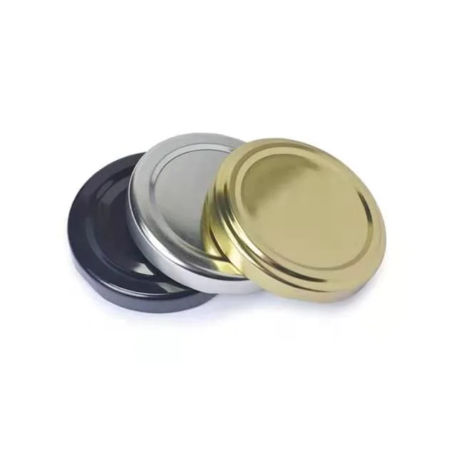 Black Golden Colourful Glass Jar Metal Lid 38mm Lug Cap 38mm Twist off Lid