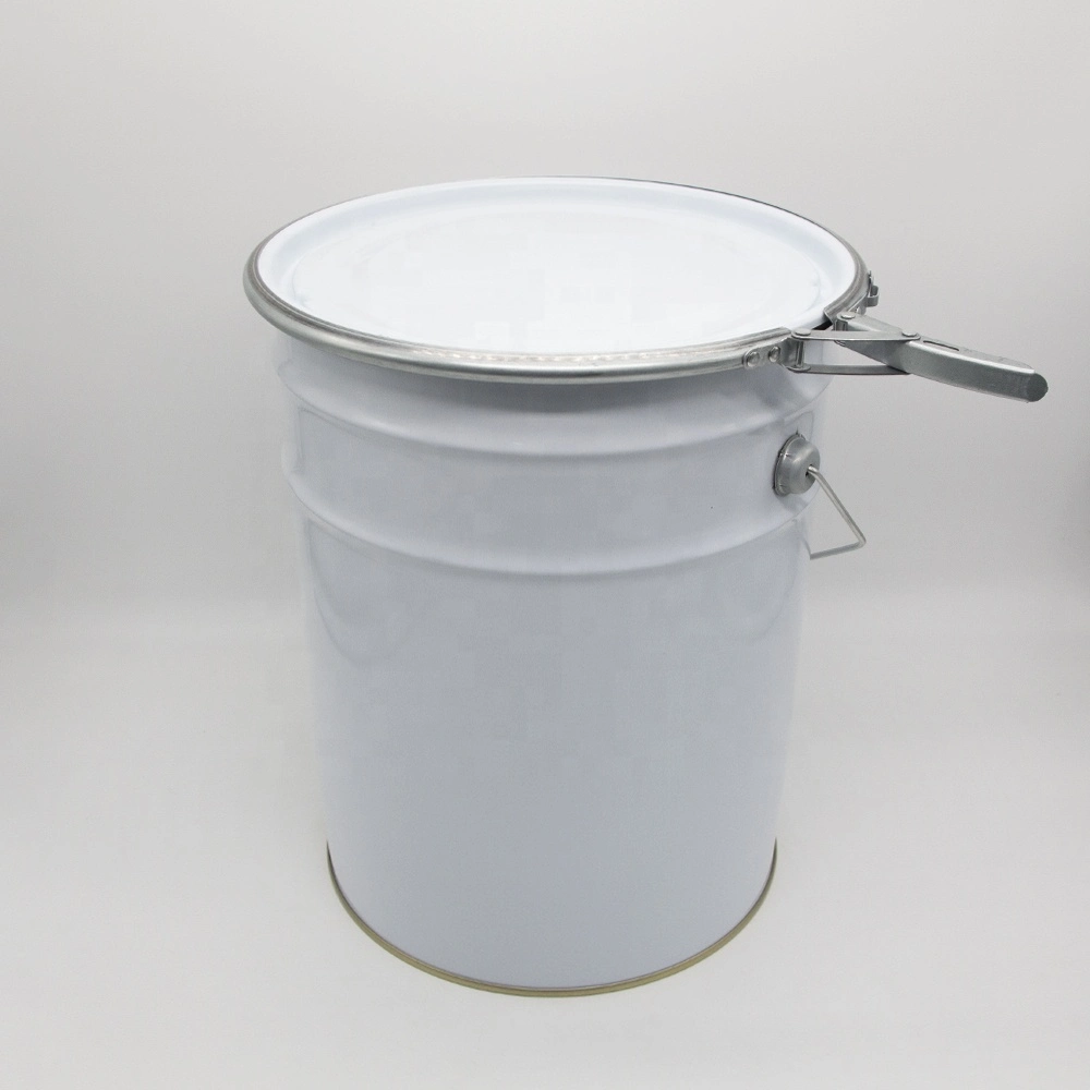 Un Approved Metal Custom Chemical Paint Pail 5 Gallon 10 Liter 18 Liter Pail Bucket with Lever Lock Ring Lid