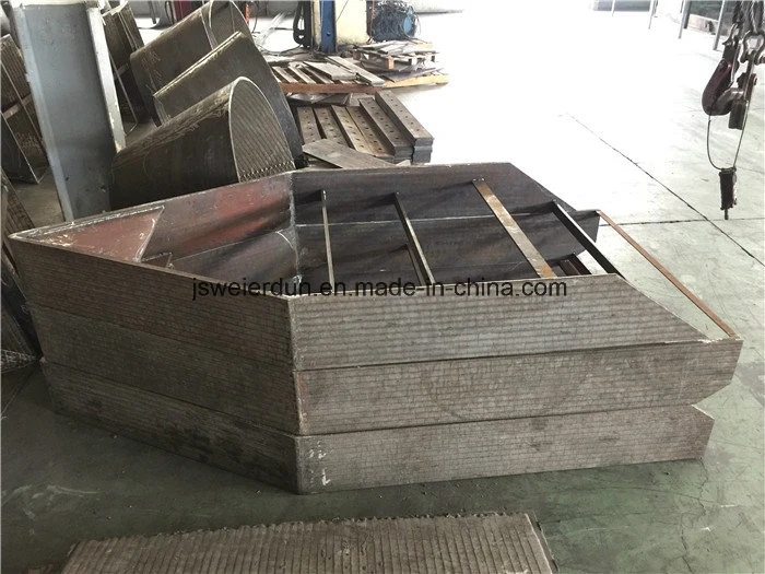Overlay Welding Plate Construction Machine Production Line Accessories From Steel Hard Metals