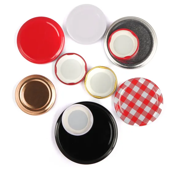 Food Grade Bottle Seal 30mm Good Sealing Metal Top Tinplate Lug Lid