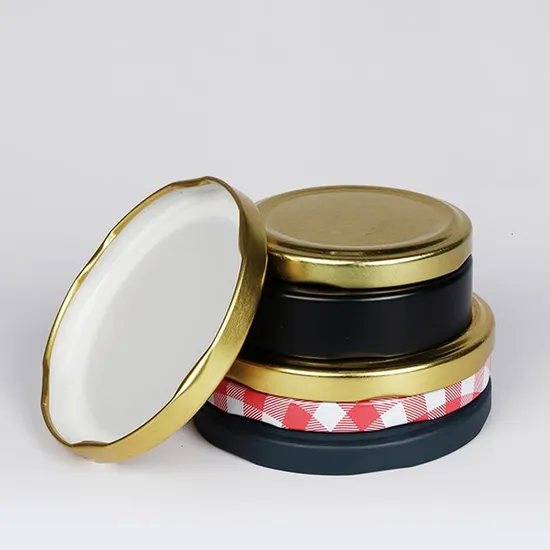 in Stock 53mm 58mm 63mm Good Sealing Bottle Cap Tinplate Lug Lids